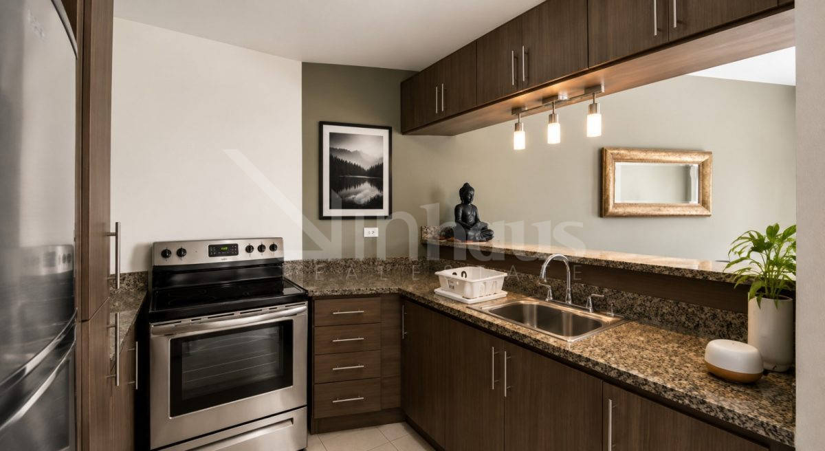 Venta de apartamento de tres habitaciones en Cariari. Equipado
